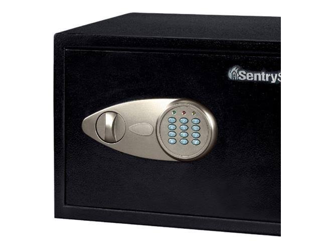 Digital Security Safe, 0.58 Cu ft, Black/Silver S441