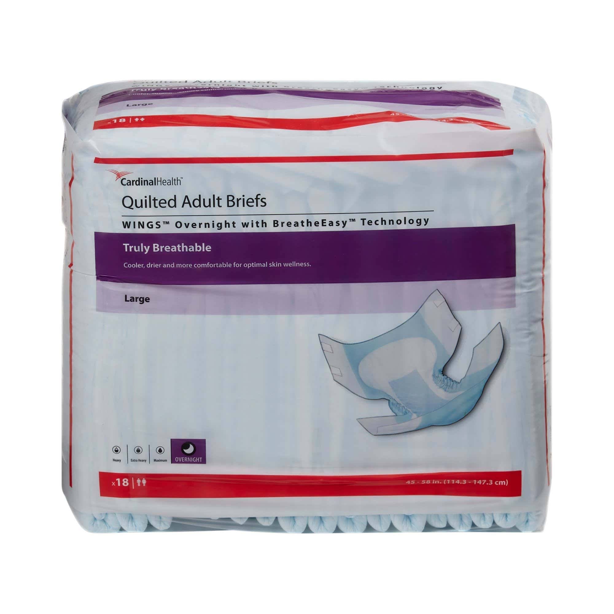 Large Incontinence Brief, Case of 72 V66331