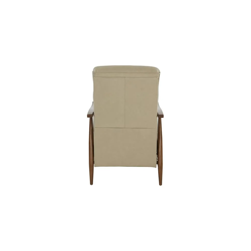 Cream Push Thru The Arms Recliner A48464