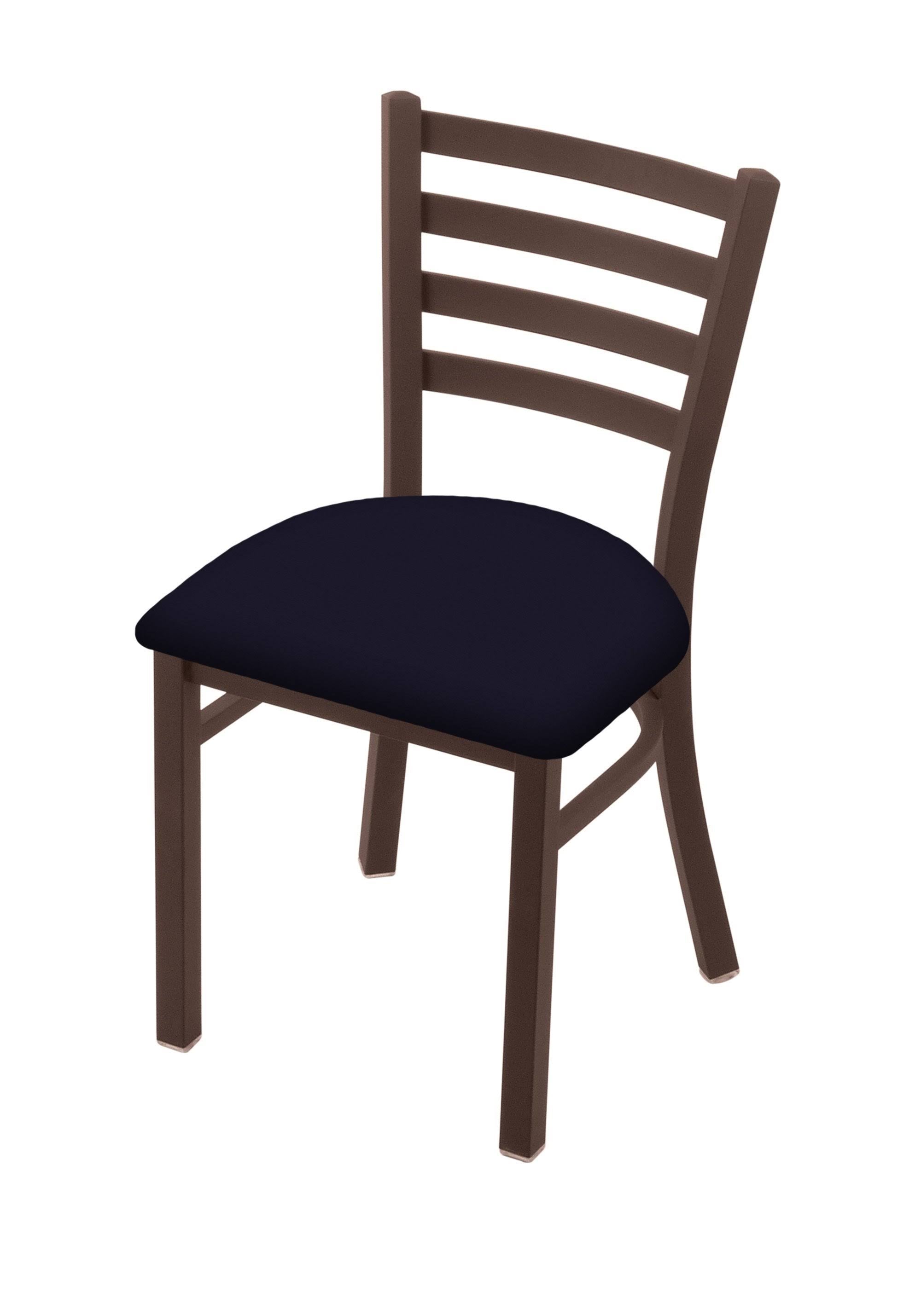 Bronze Finish Chair with Graph Poppy Seat E636
