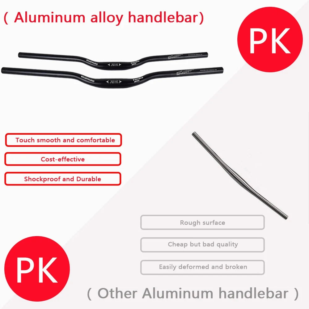 31.8*780mm Aluminium Alloy MTB Riser Handlebar T6614