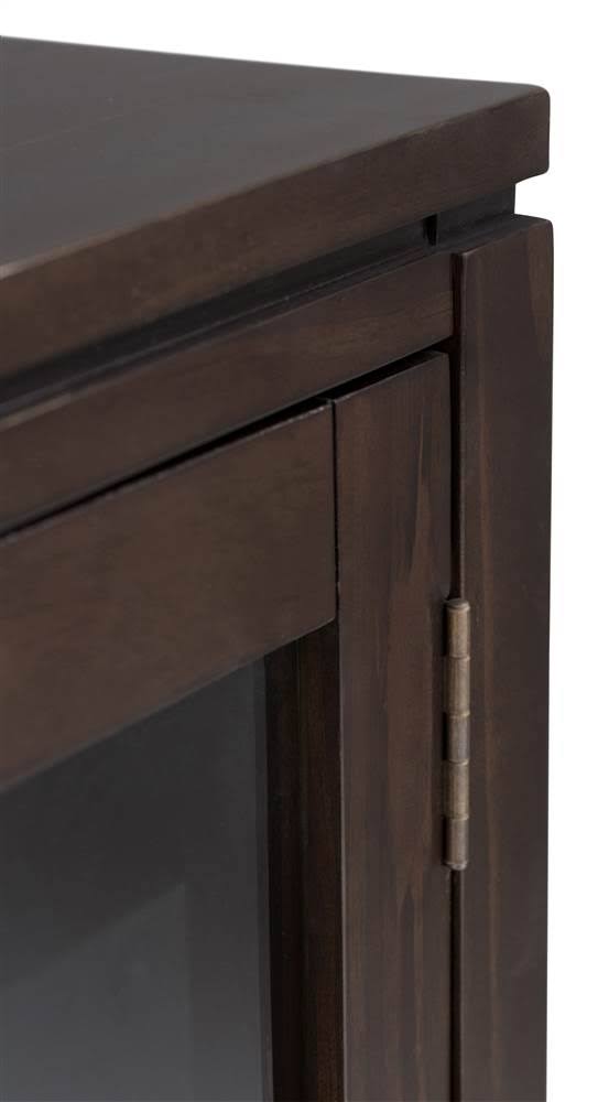 Coffee Brown Low Storage Cabinet J16672