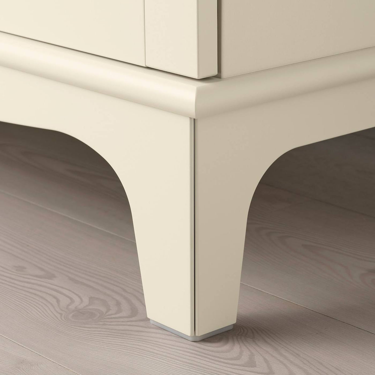 Light Beige Cabinet with Glass Doors T480