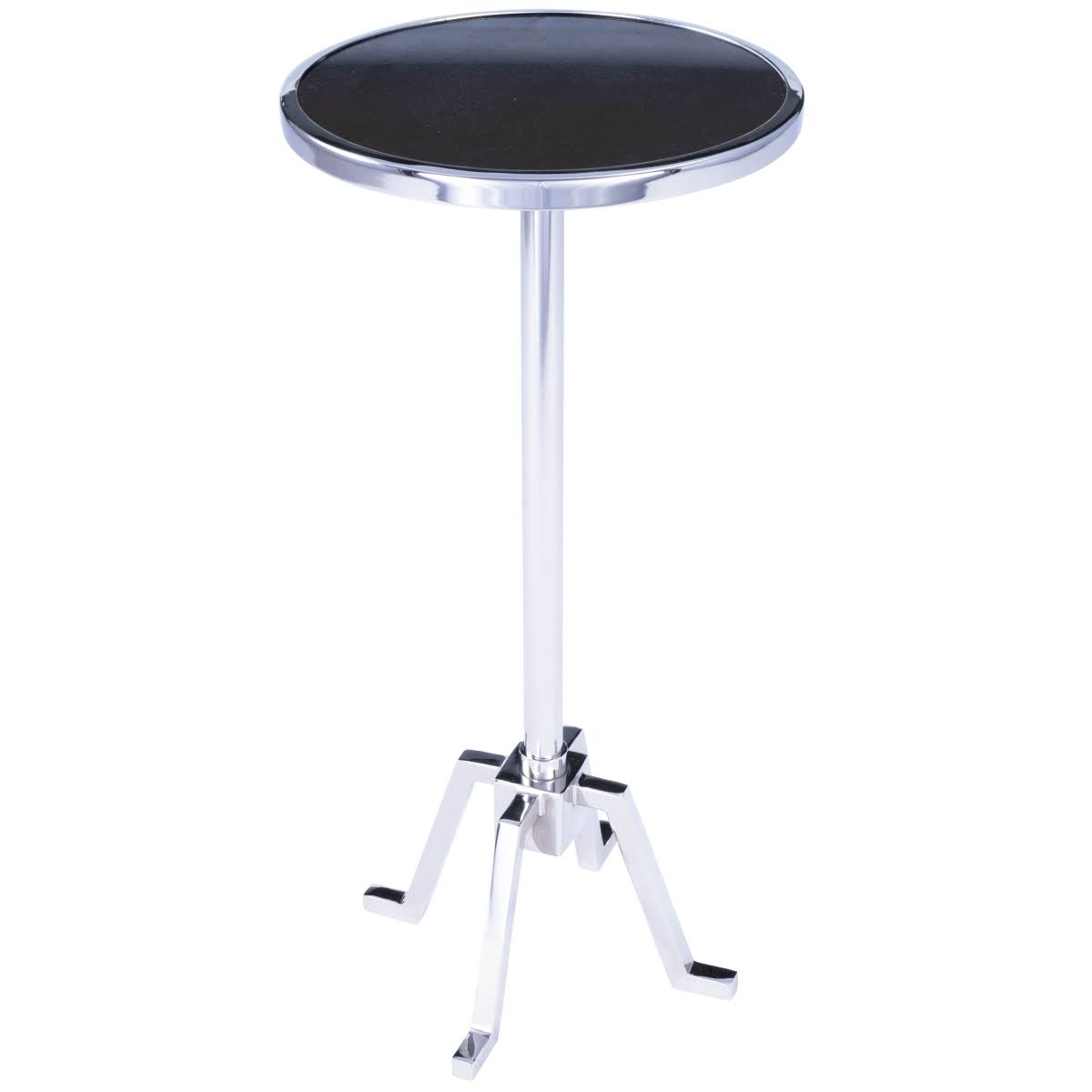 Metal & Marble End Table Silver K957587