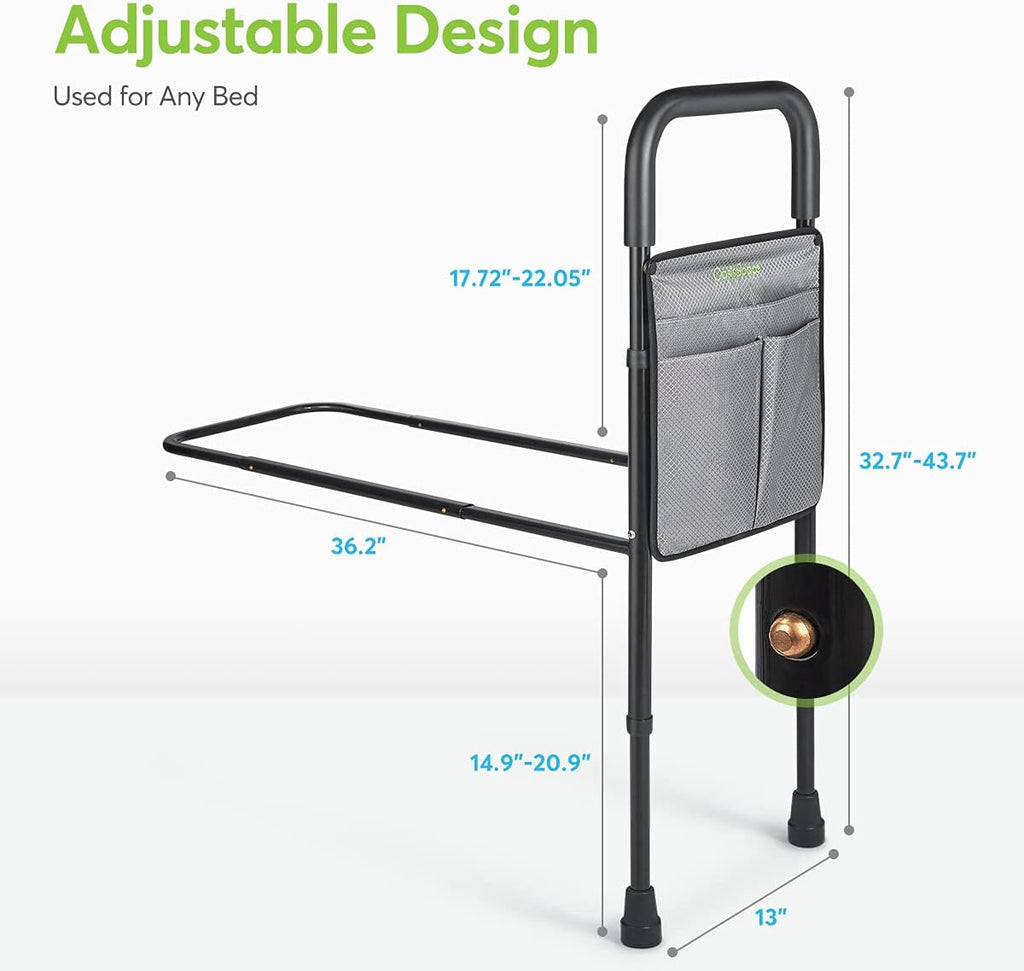 Adjustable Bed Rail with Storage Pocket C906024