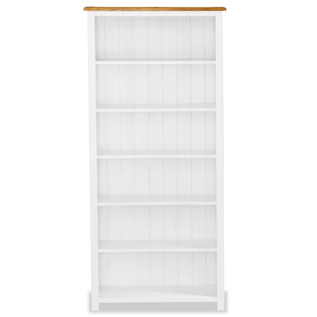 3-Tier Solid Oak Wood Bookcase R183954