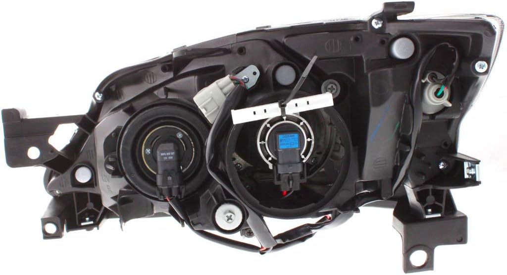 Pair Black Housing Headlight for Subaru Impreza 2008-2011 A44932