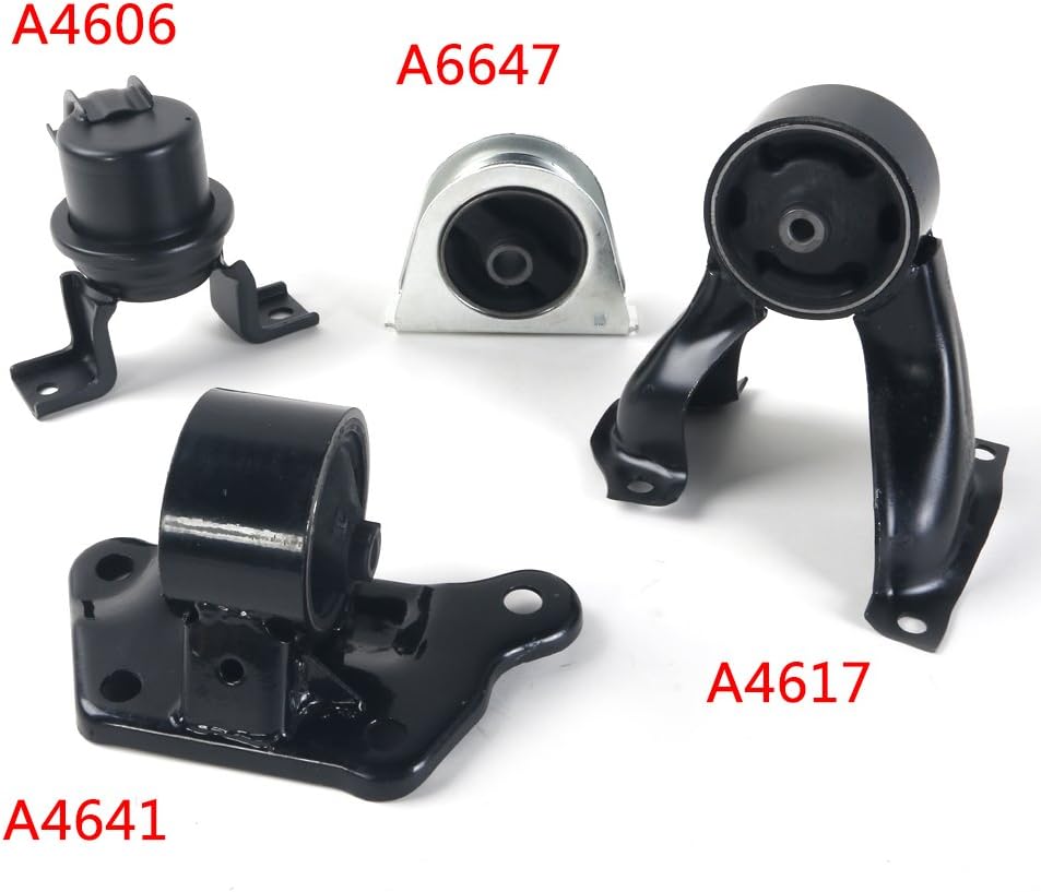 4PCS Trans Engine Motor Mount Kit for Mitsubishi Lancer 2.0L O712