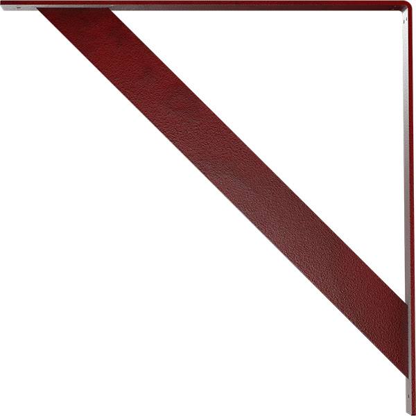 Hammered Bright Red Steel Bracket B102