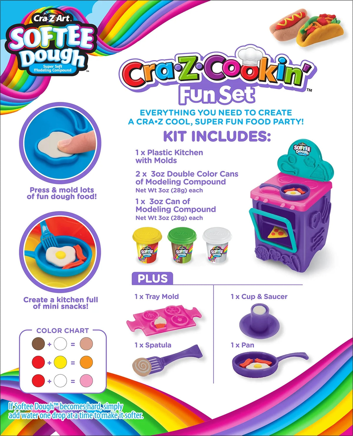 Cra-Z-Kitchen Activity Kit with Many Colors C225266