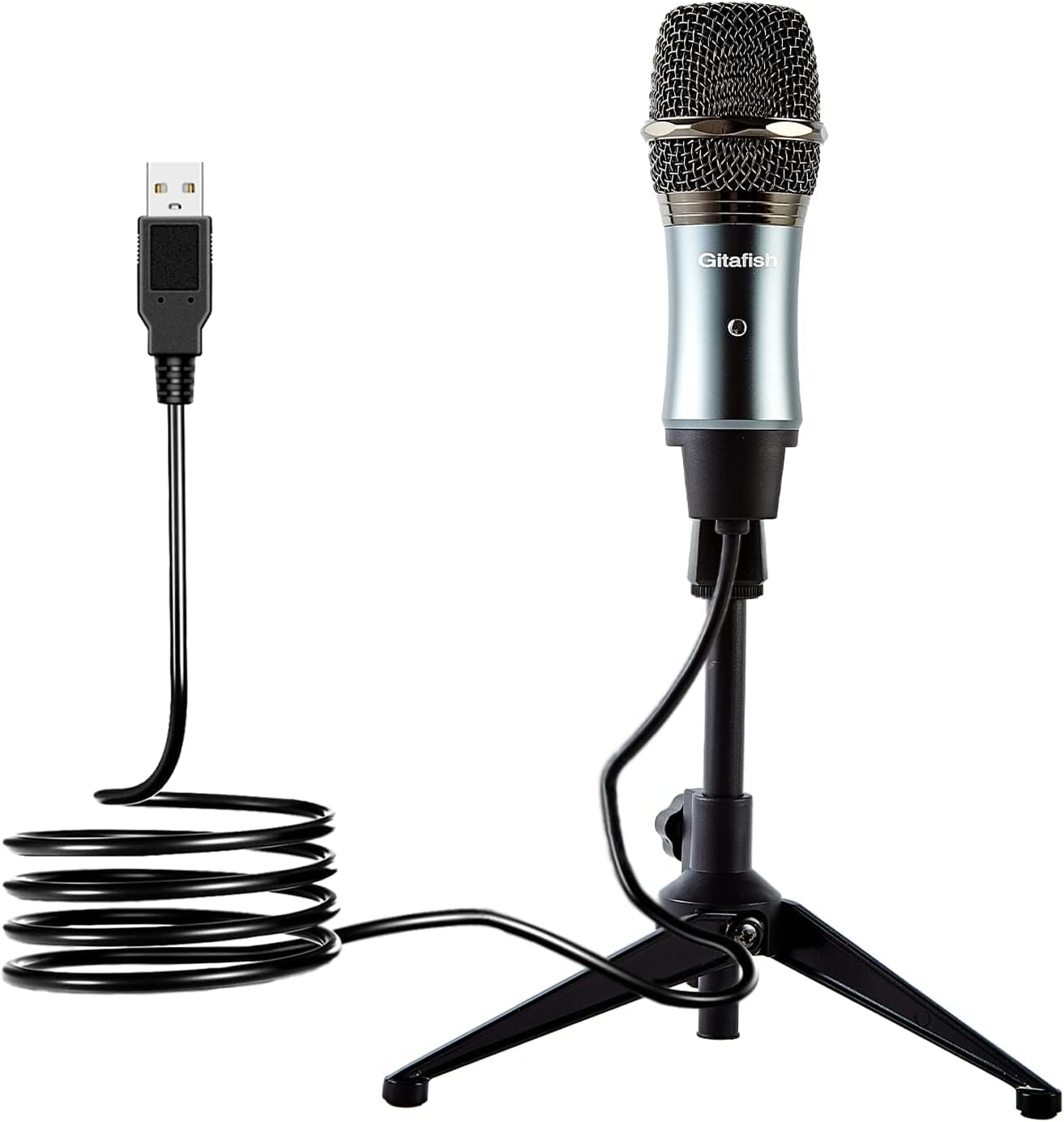 USB Condenser Microphone with Digital Mixer U678
