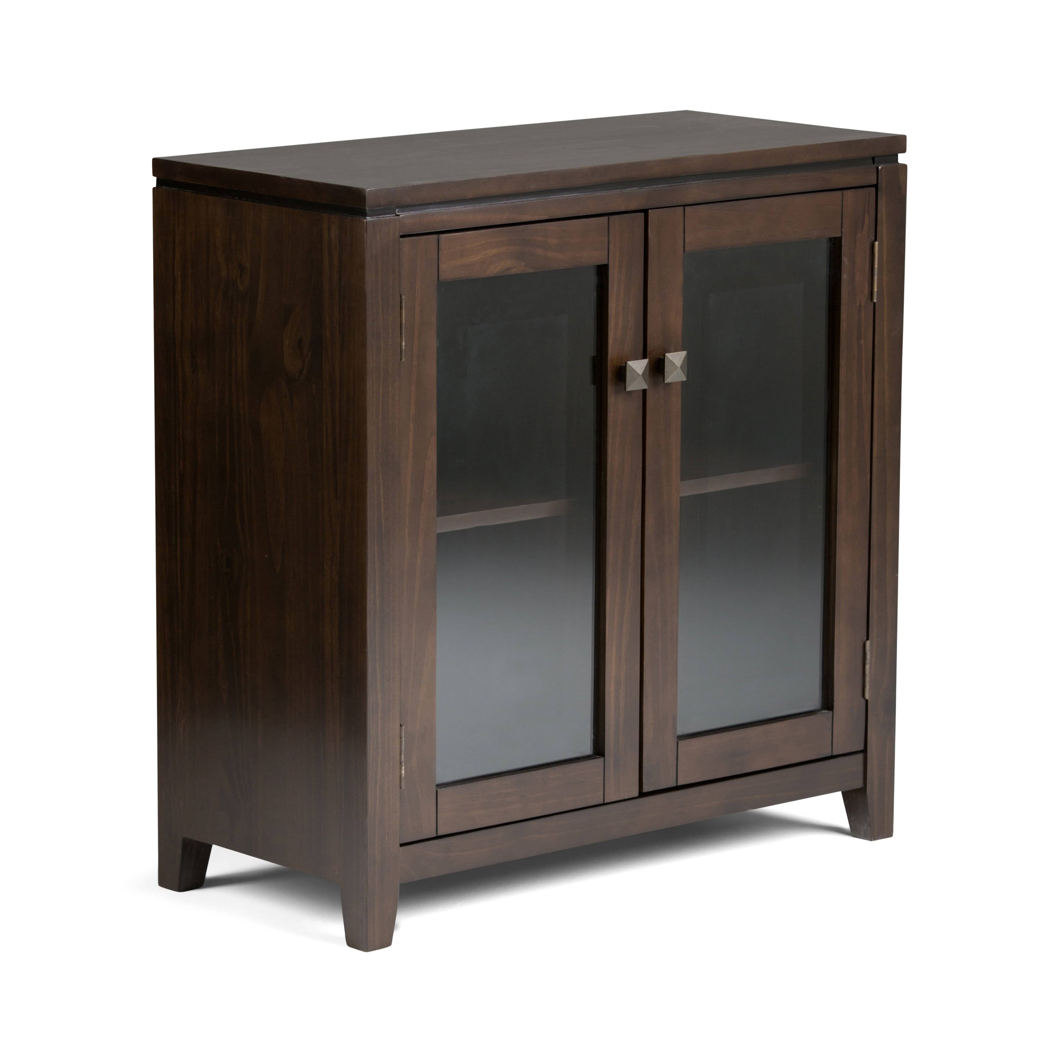 Coffee Brown Low Storage Cabinet J16672