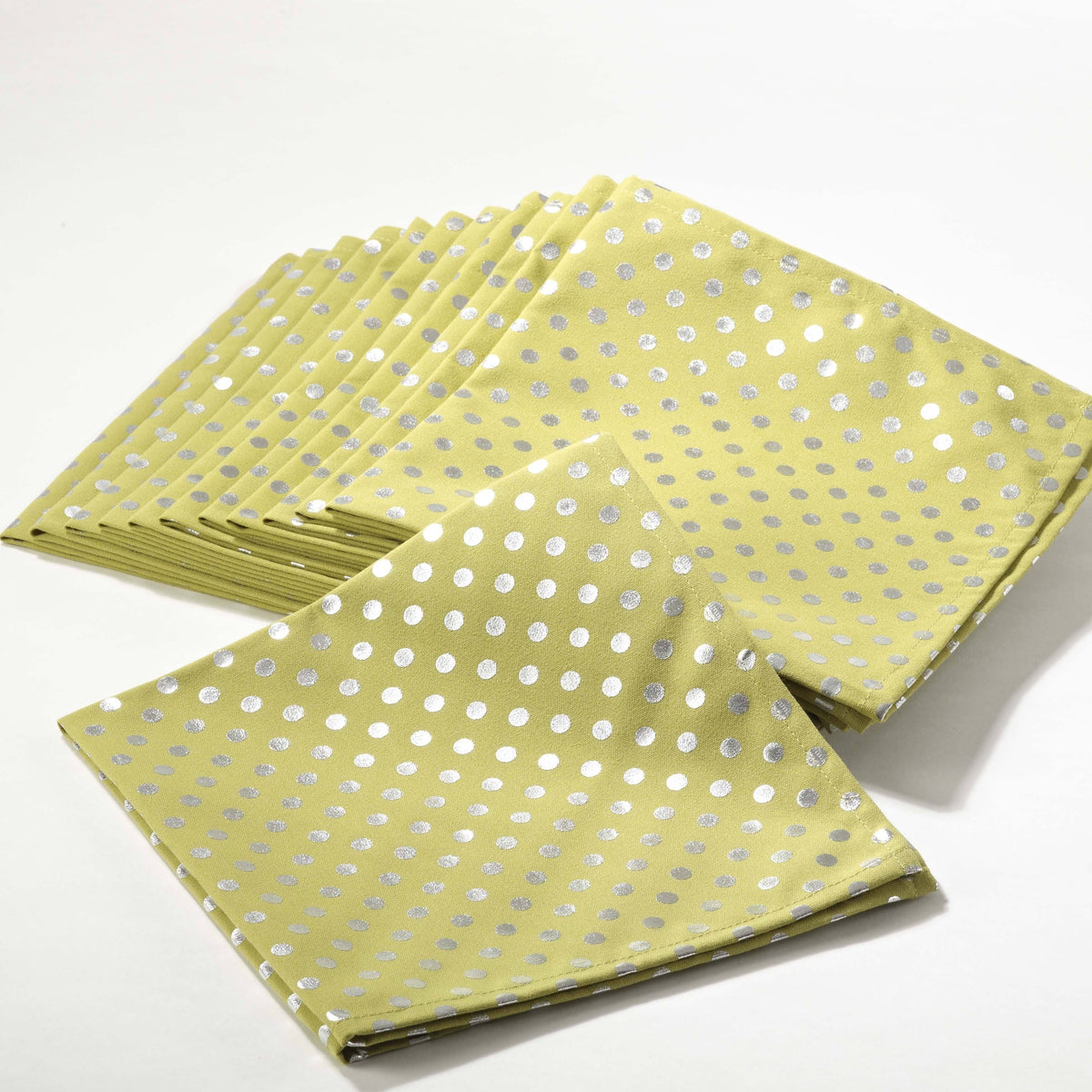 Silver Dot Napkin Citrus - Set of 12 U442