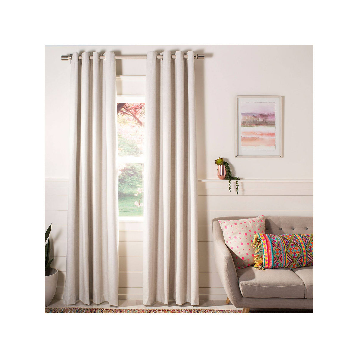 Ivory Window Panel D6510