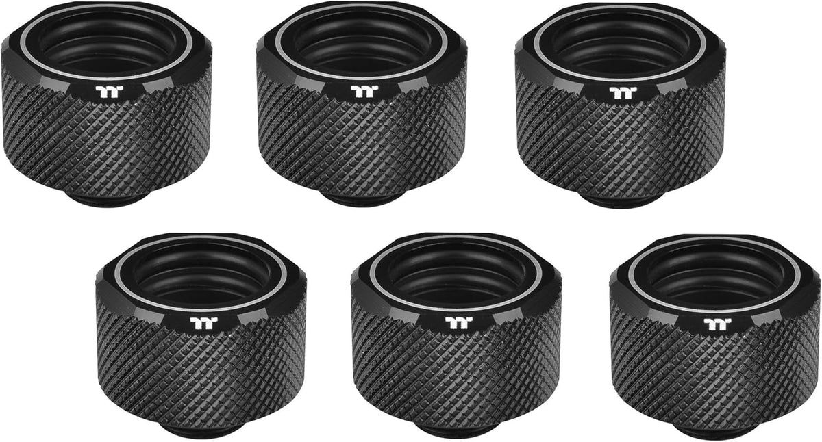 Black Compression Fitting (Pack of 6) B837