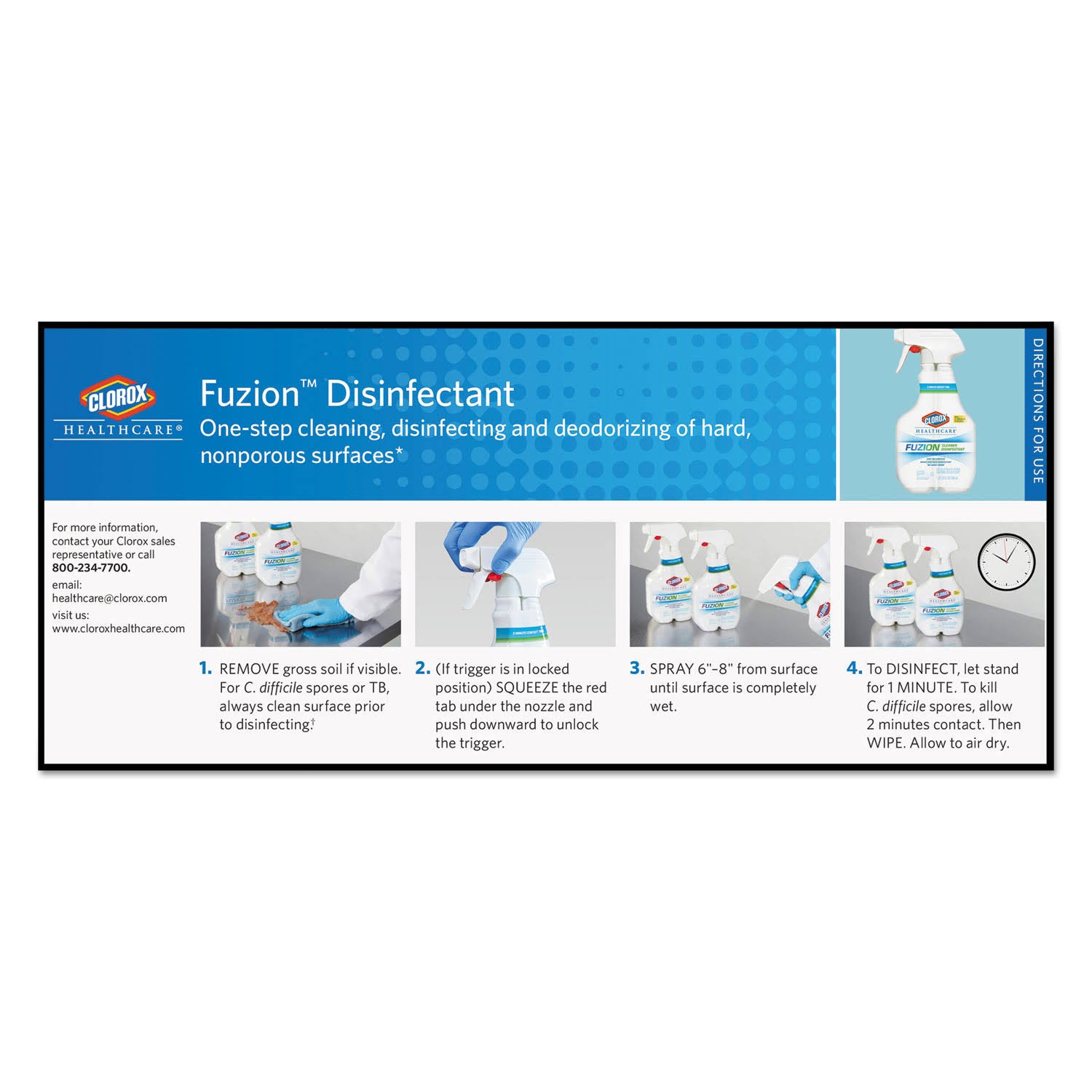Fuzion Cleaner Disinfectant D196