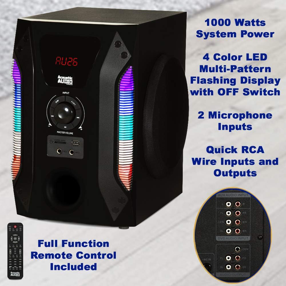 Bluetooth Tower 5.1 Speaker System F249