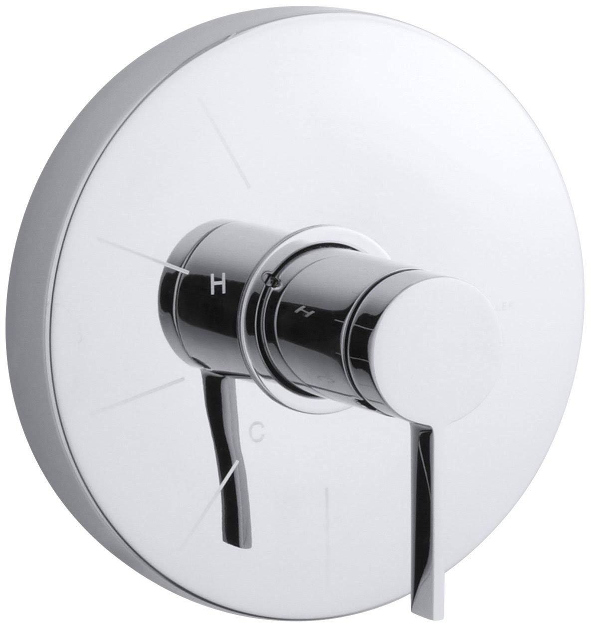 Polished Chrome Valve Trim with Lever Handle M593