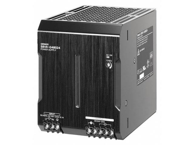 DC Power Supply, 24VDC, 20A, 50/60Hz J698