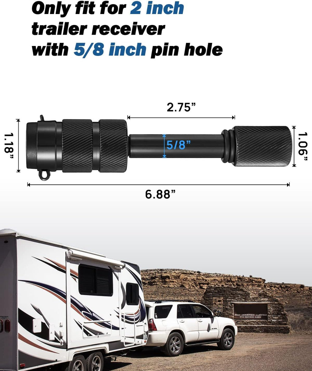 1/2'' and 5/8'' Hitch Pin Set with 4 Keys N557