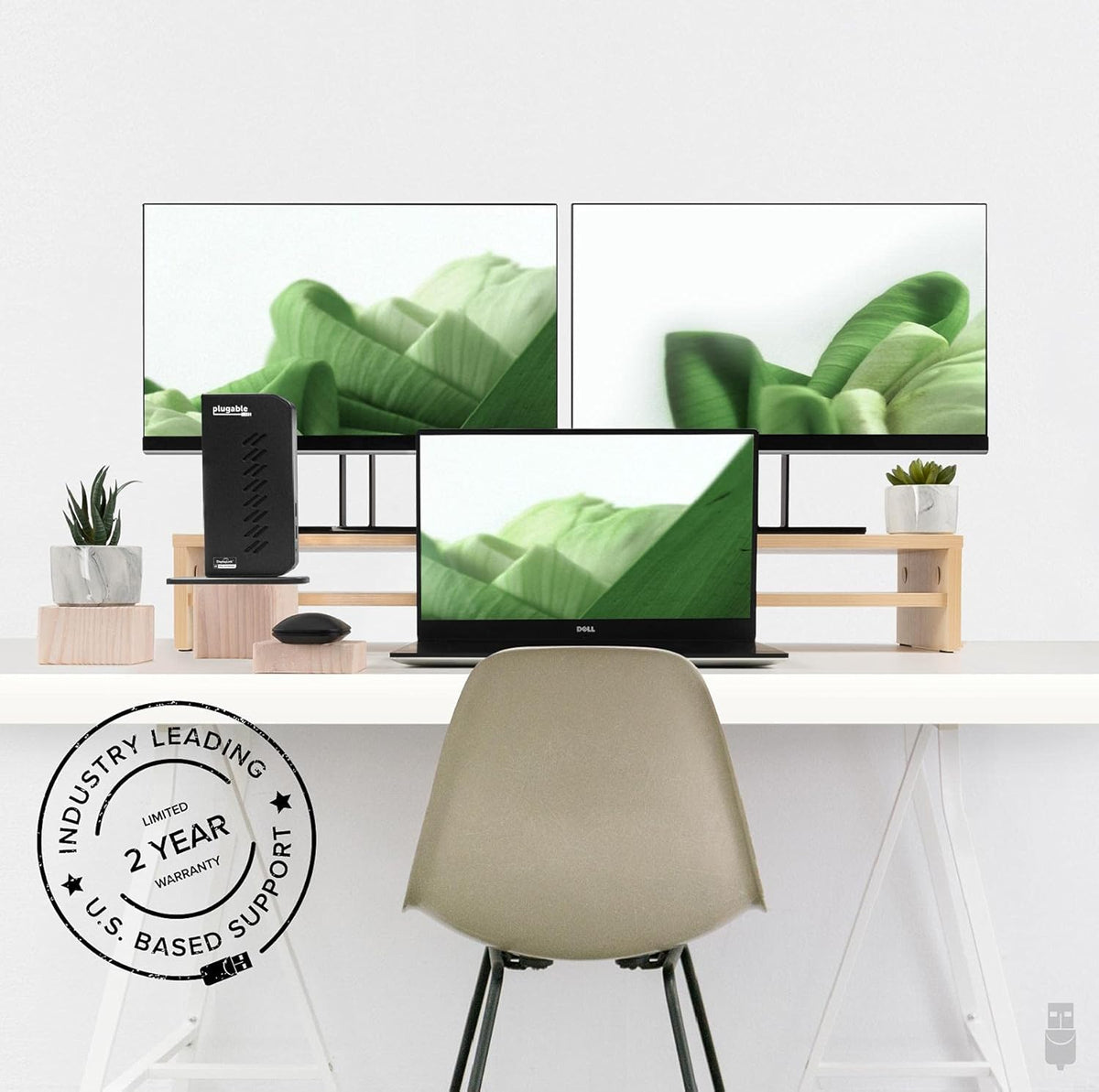 Dual 4K DisplayPort & HDMI USB 3.0 and USB-C Docking Station with Gigabit Ethernet, Audio, 6 USB Ports I9532