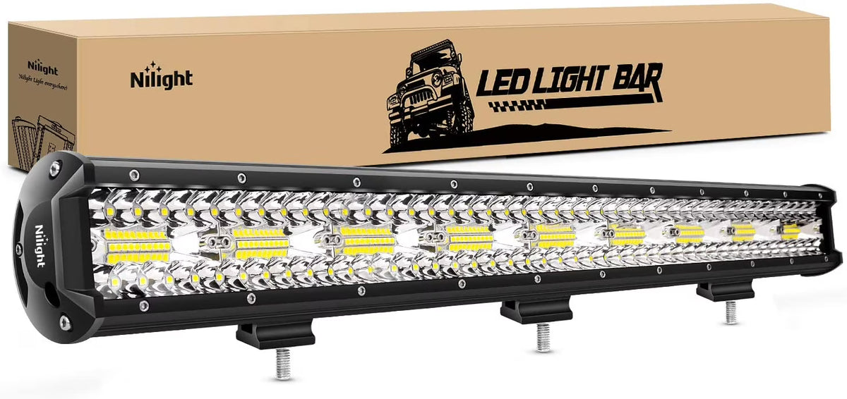 26Inch 540W Triple Row Bar 50000LM Flood Spot Combo Beam LED Off Road Lights Y165