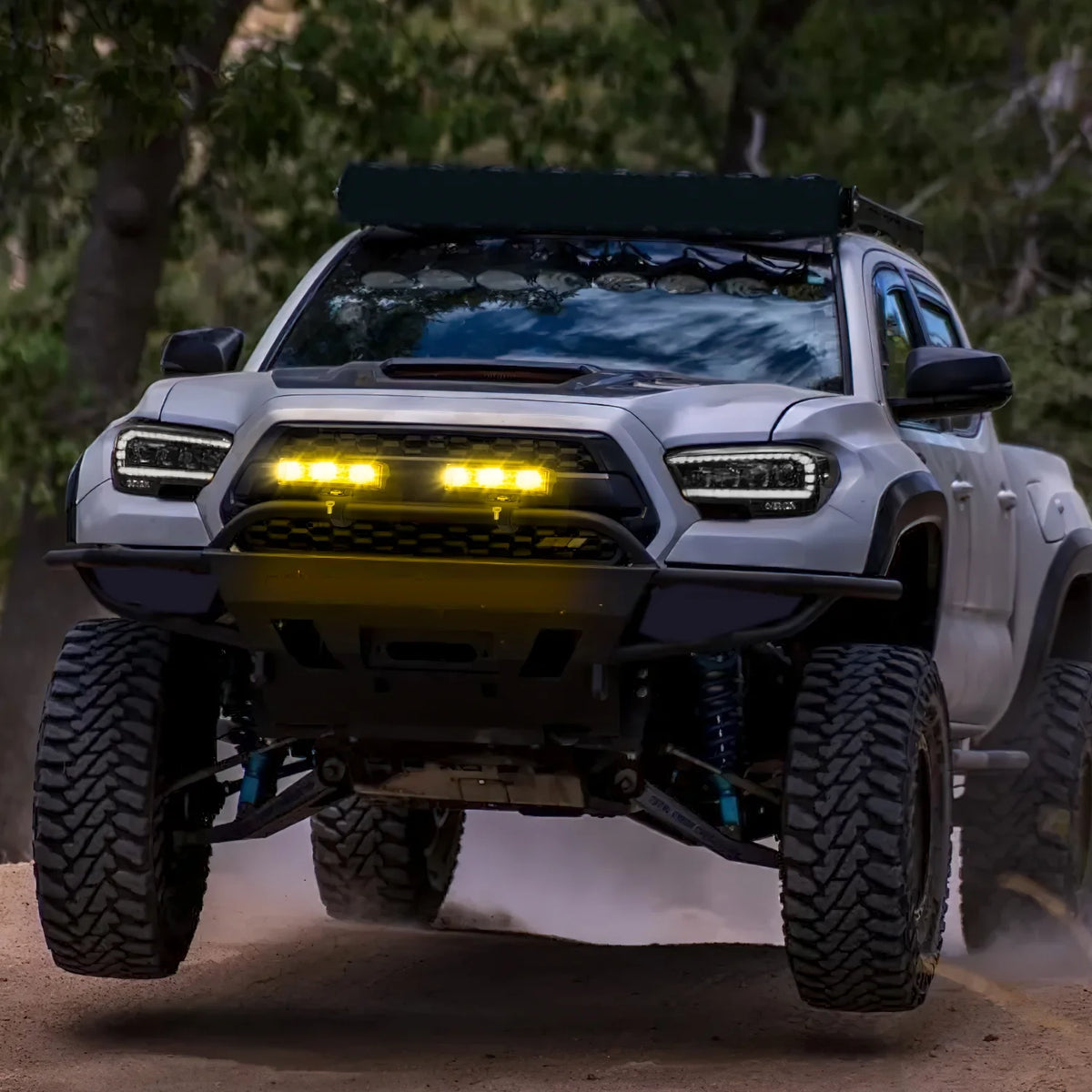 Amber LED Light Bar Pods 2PCS 6.5 Inch 60W Flood Spot Beam Combo Fog Driving Light Wiring Harness Kit A1524