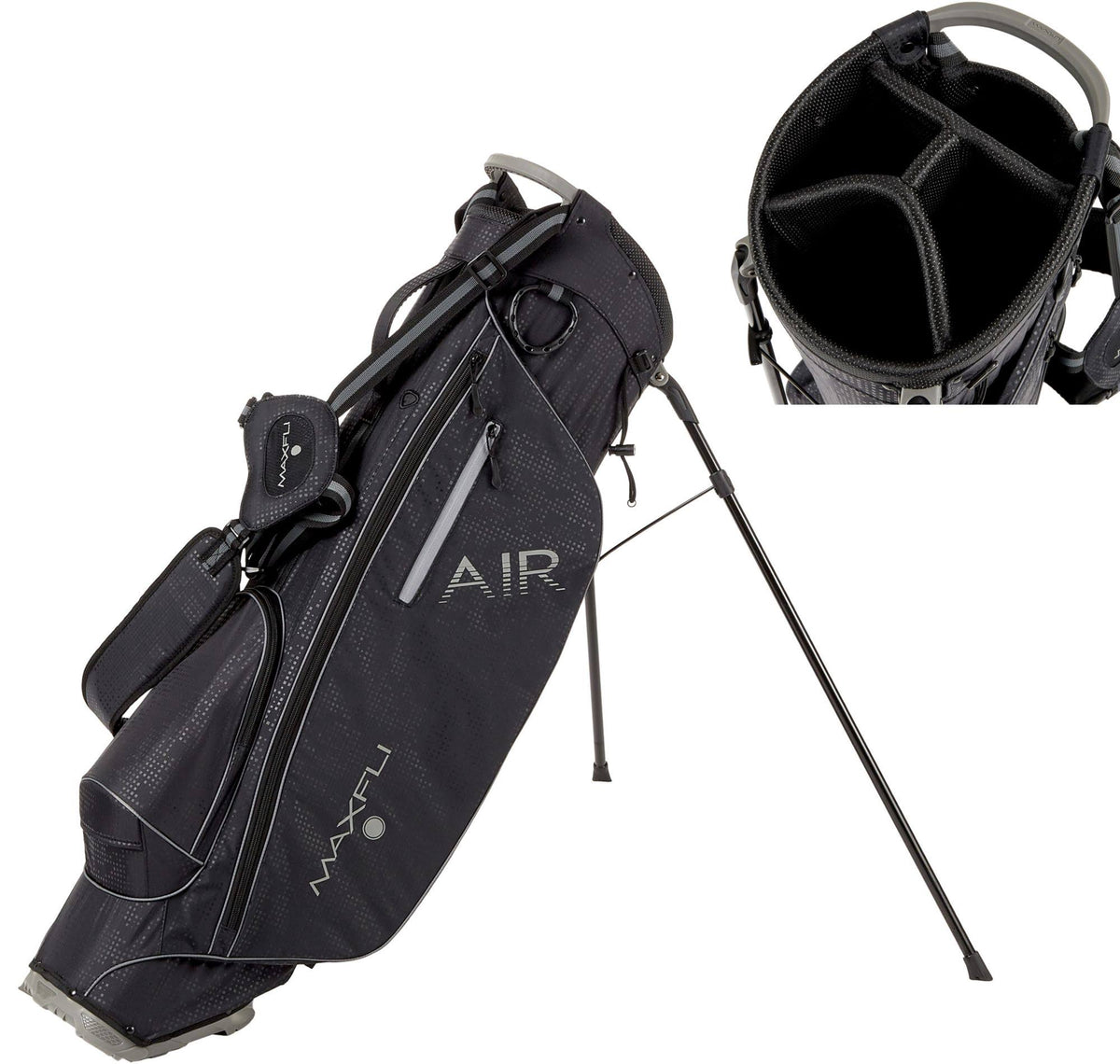Black Air Stand Golf Bag U990917
