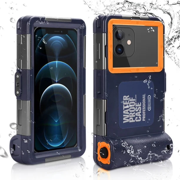 Waterproof Underwater Housing Case for Phones Up to 6.9 Inch with Lanyard A10527