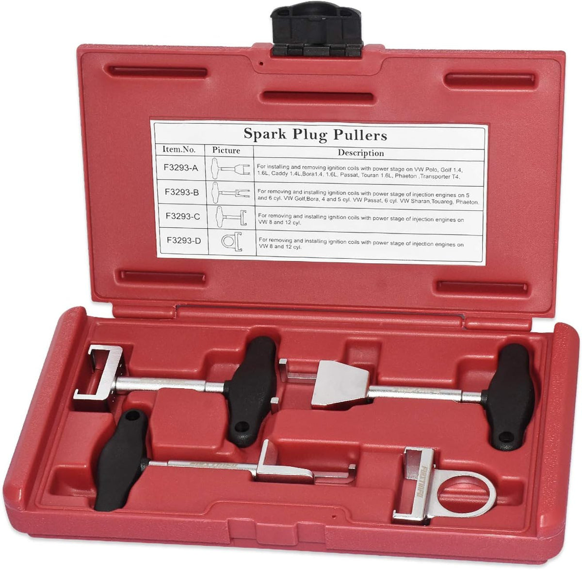 Spark Plug Ignition Coil Puller Tool for VW Audi with Storage Case Pack of 2 J578370