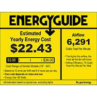 White Ceiling Fan Kit F374