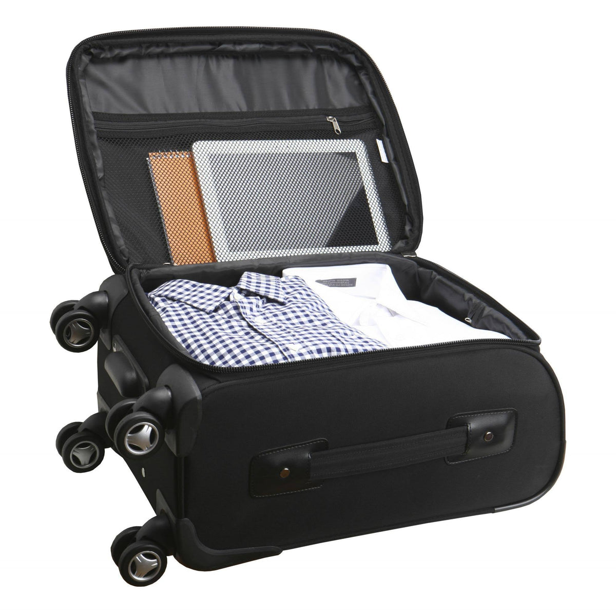 Black 20x22 Spinner Carry-On L596