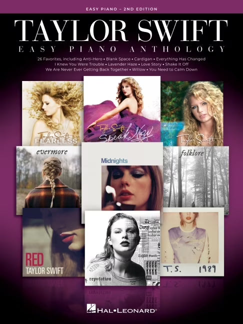 Easy Piano Anthology with Lyrics W143407