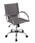Gray Swivel Base Office Chair D5436
