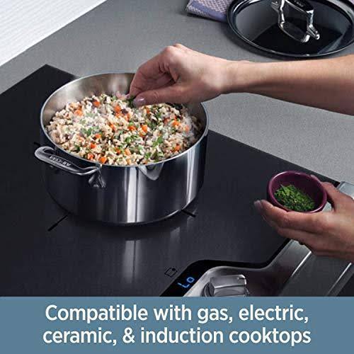 Stainless Steel 3-Ply Saute Pan with Lid X483014