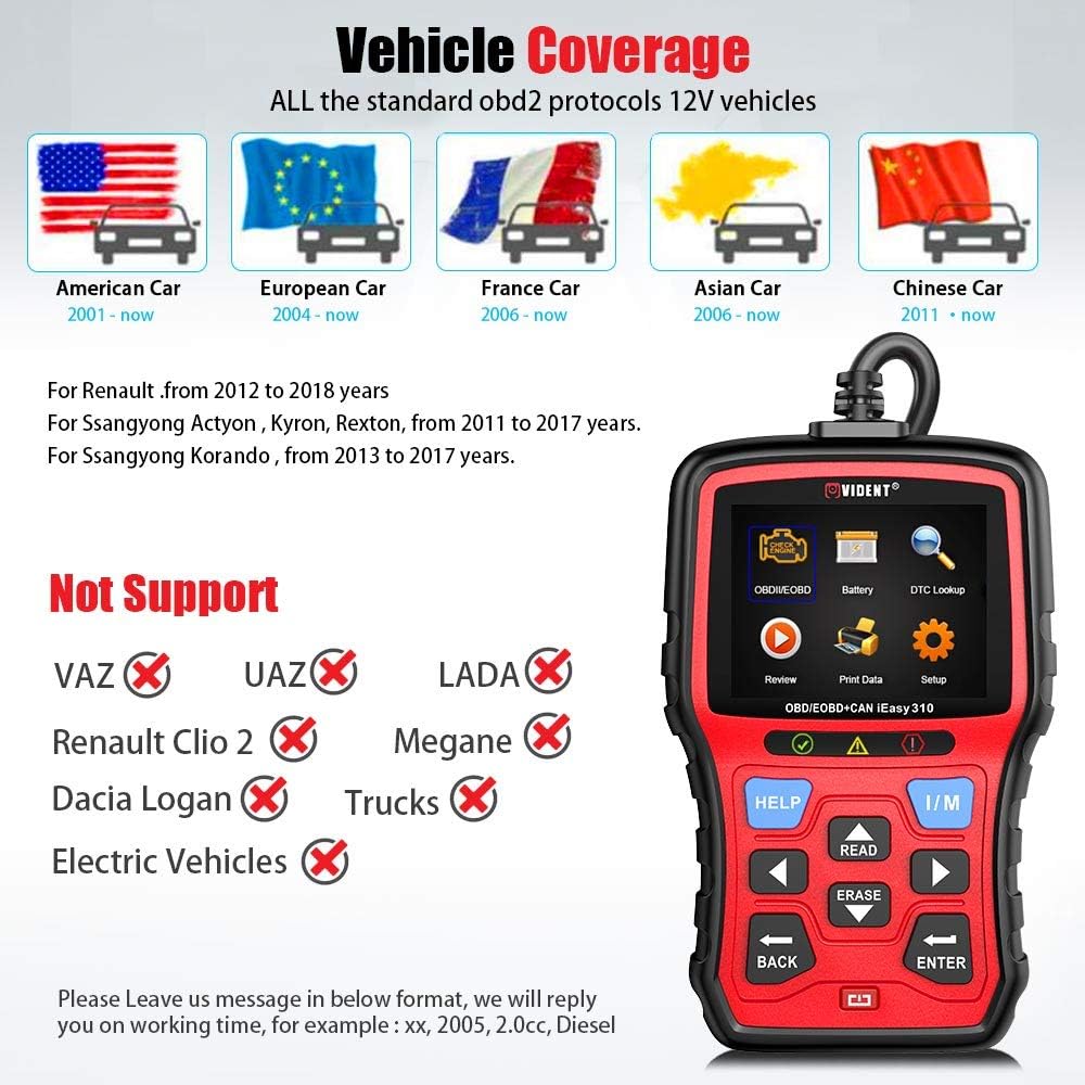 OBD2 Scanner Code Reader Pack of 2 K16290