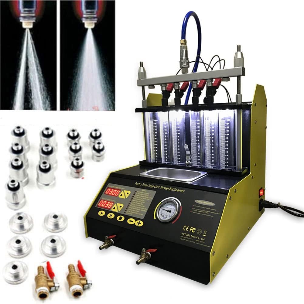 6 Cylinder Ultrasonic Fuel Injector Cleaner and Tester 110V/220V V924315