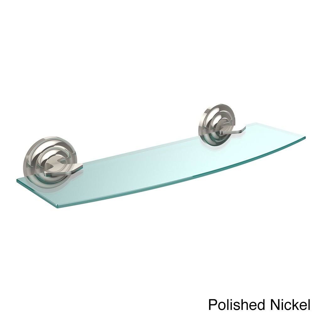18x22 Glass Shelf Satin Brass J6890