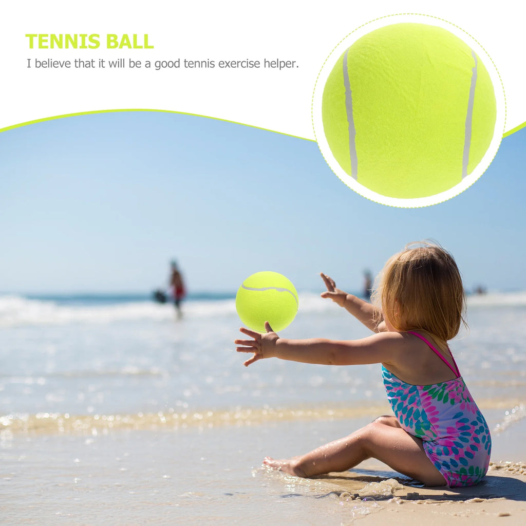 20cm Inflatable Flannel Tennis Ball N8846