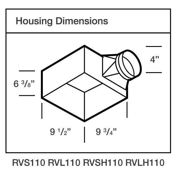 Bathroom Exhaust Fan with Humidity Sensing I204