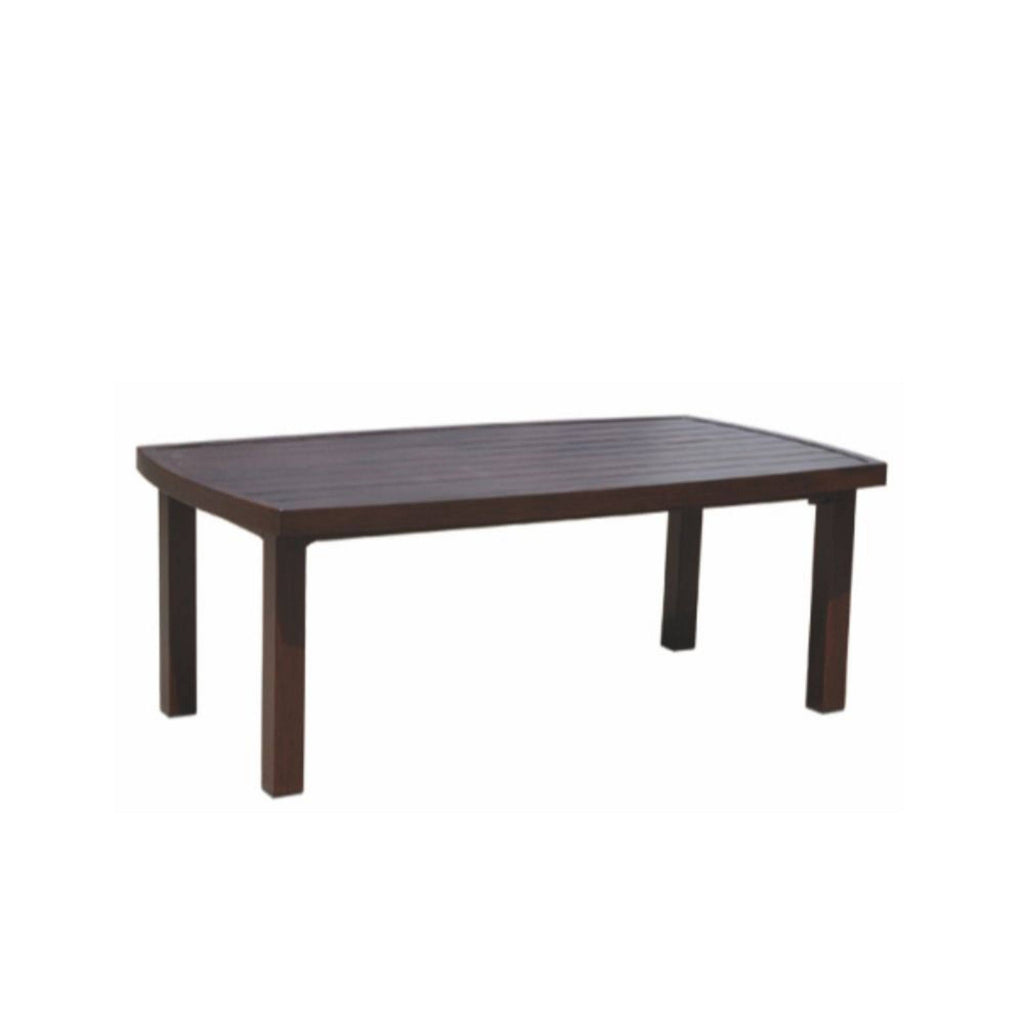 Black Rectangle Aluminum Coffee Table I6472