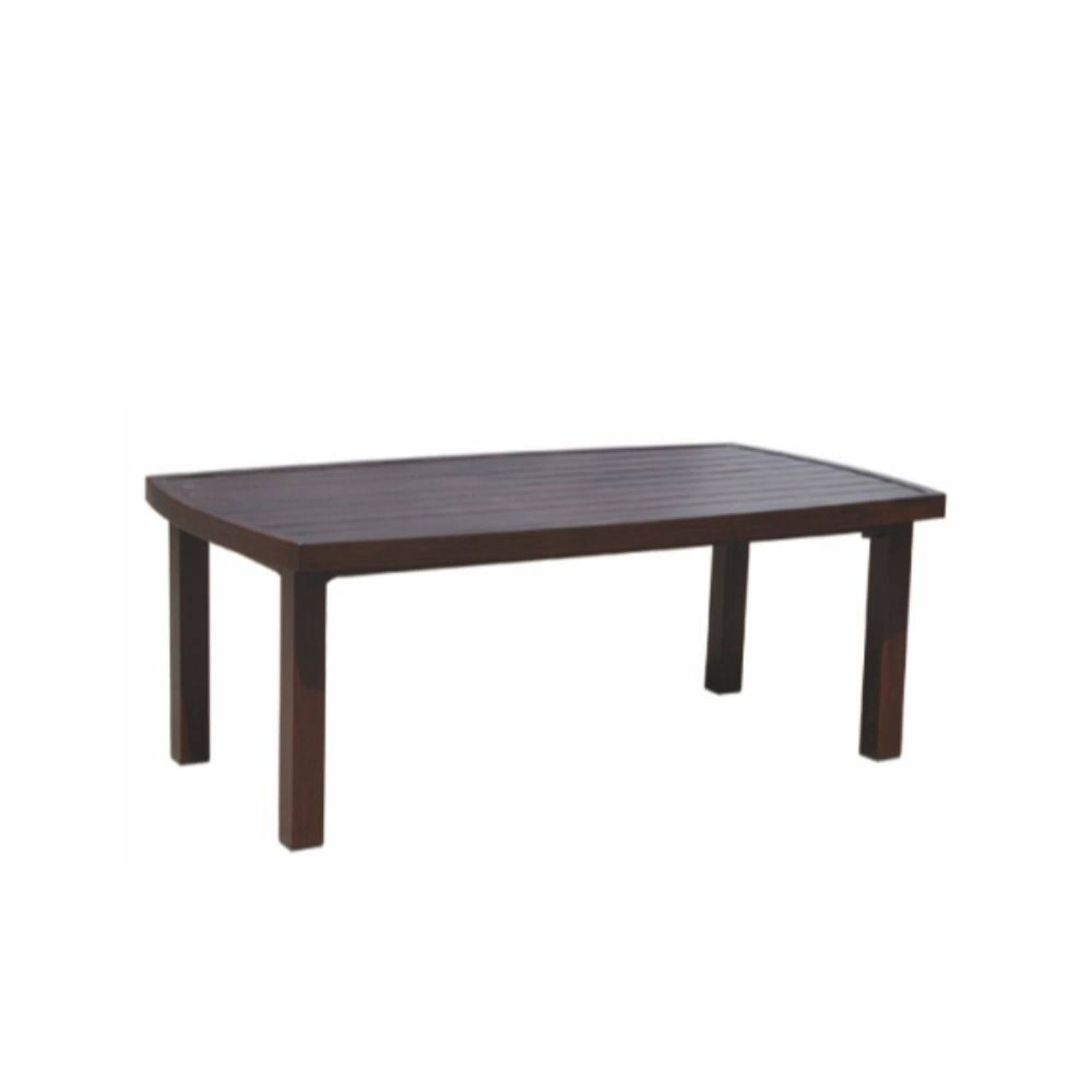 Black Rectangle Aluminum Coffee Table I6472