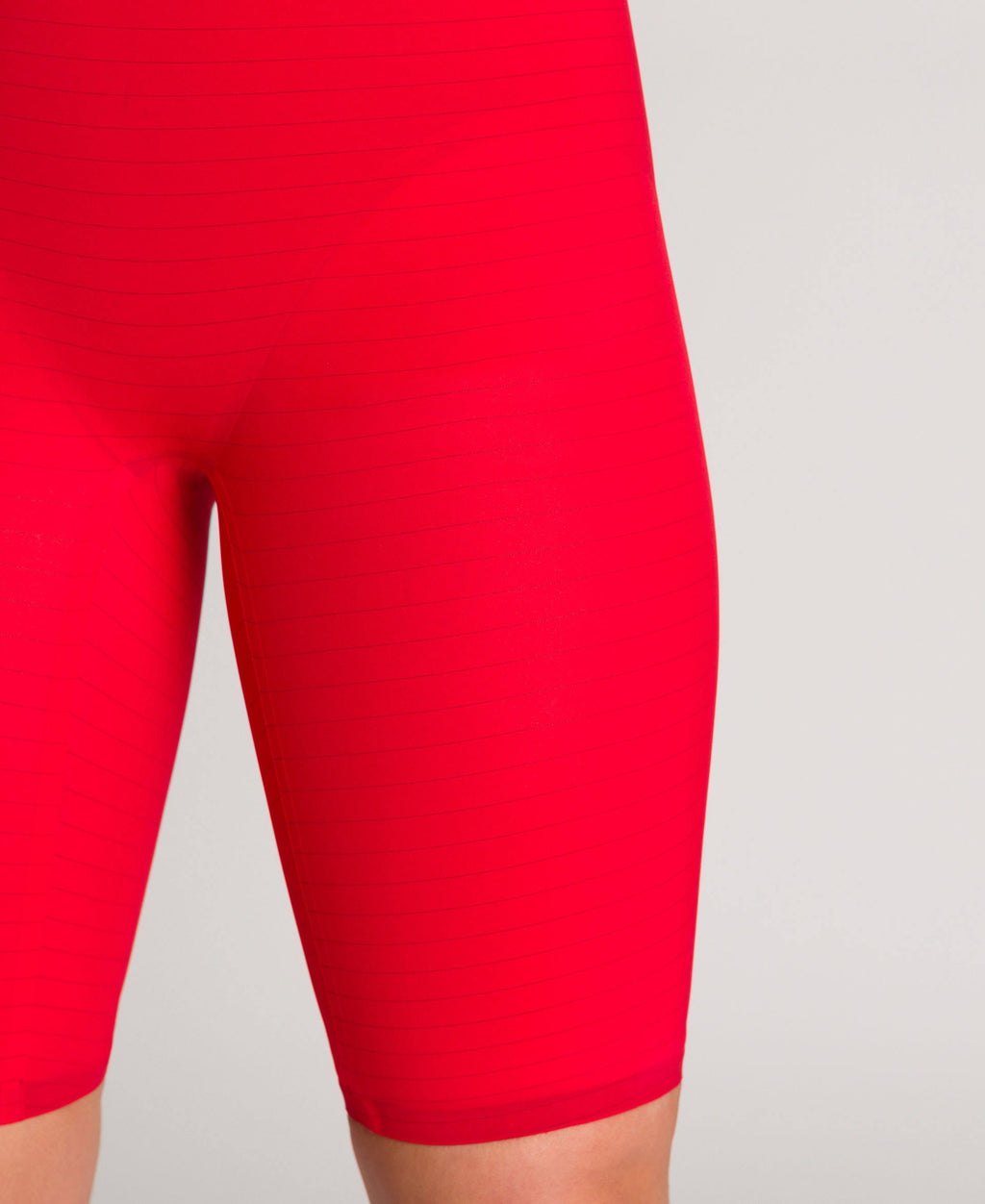 Red 30 Closed Back Racing Swimsuit J915