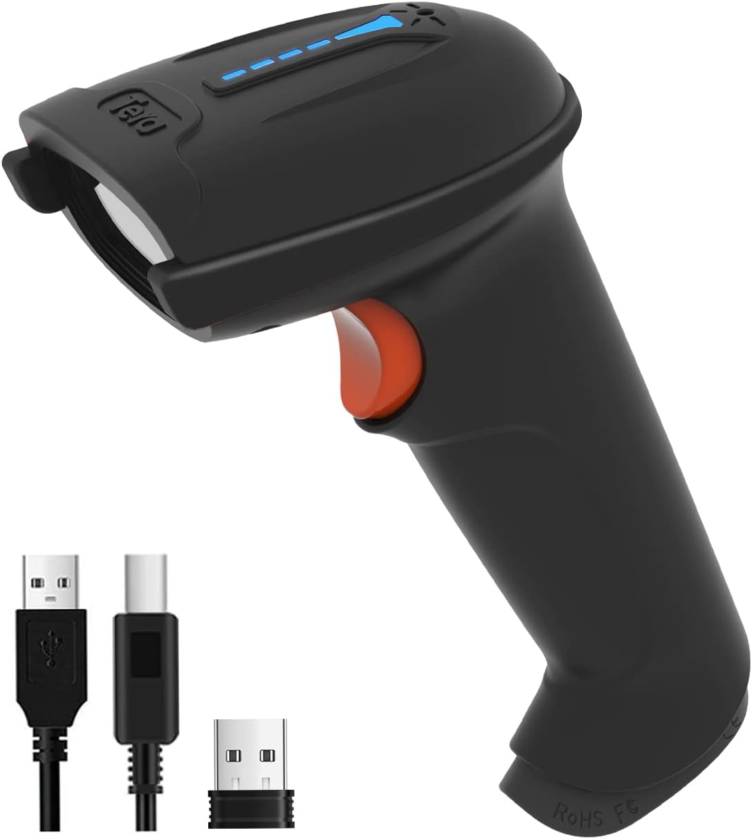 2D Wireless and Wired Barcode Scanner Pack of 2 B3950