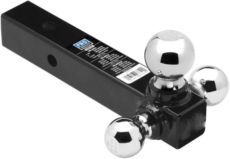 Black Powder Coat Trailer Hitch Ball Mount M628957