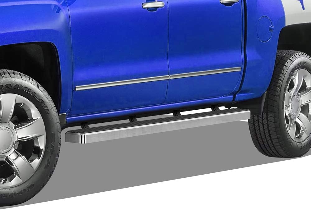 Silver 5in Running Boards I212