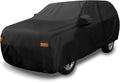 Black 190T PU Waterproof SUV Car Cover Pack of 2 A683962