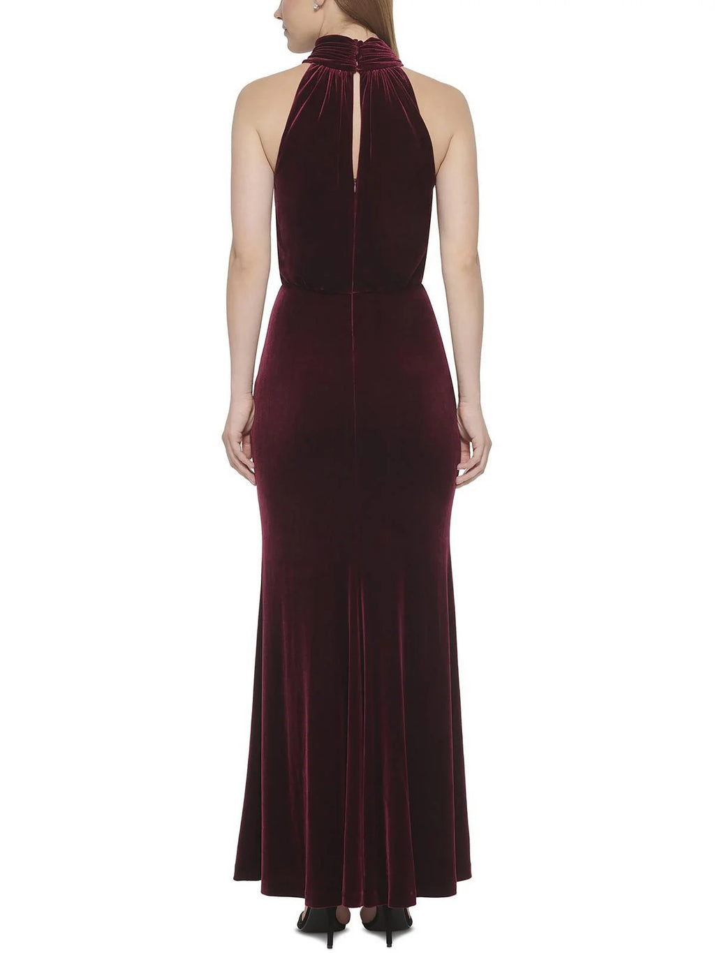 Velvet Long Evening Dress G845