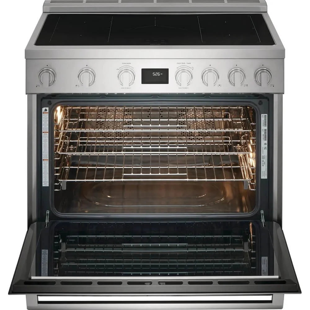 36" Wide 4.4 Cu. Ft. Free Standing Induction Range - Stainless Steel H55779