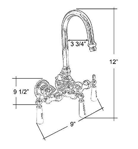 Tub Filler with Diverter Faucet D370